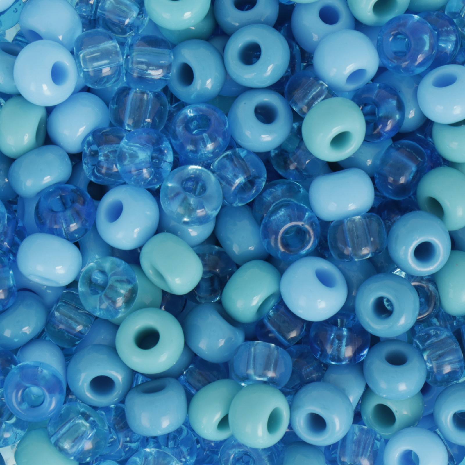 preciosa seed bead rocailles aqua mix | 40gr
