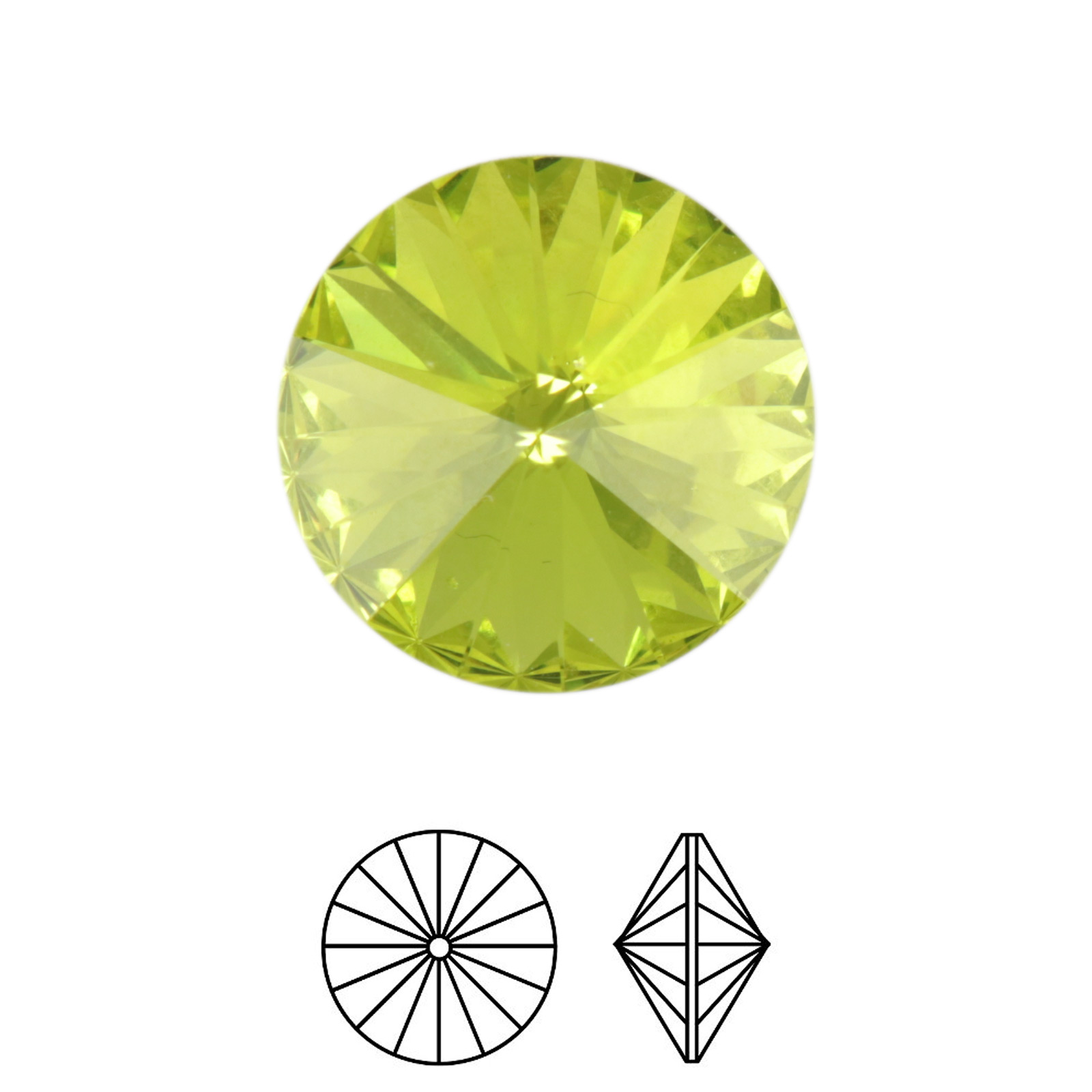 rivoli (1122) citrus green 12mm | 2pc