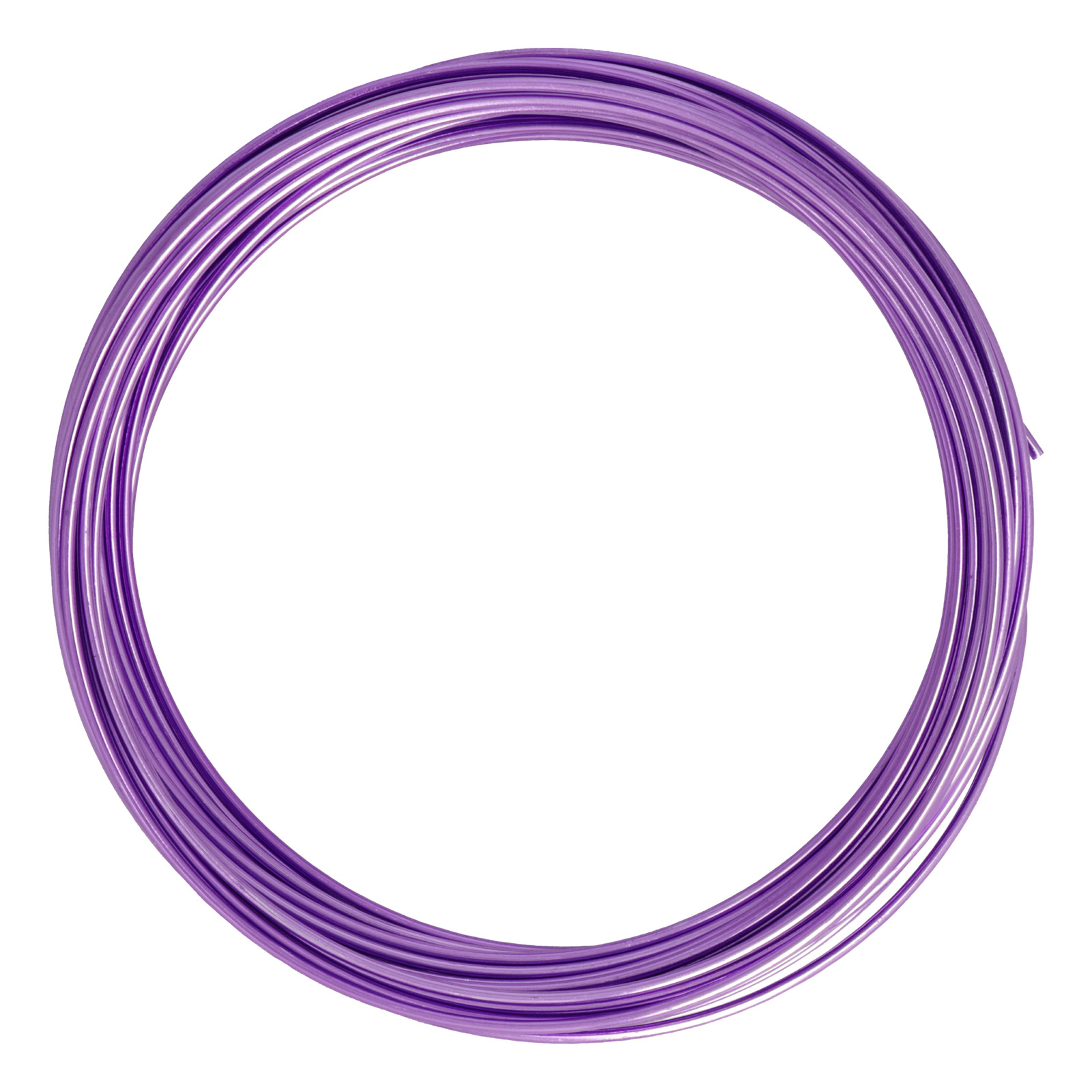 lavender aluminum wire - diameter 2mm - 12mt spool | 1pc