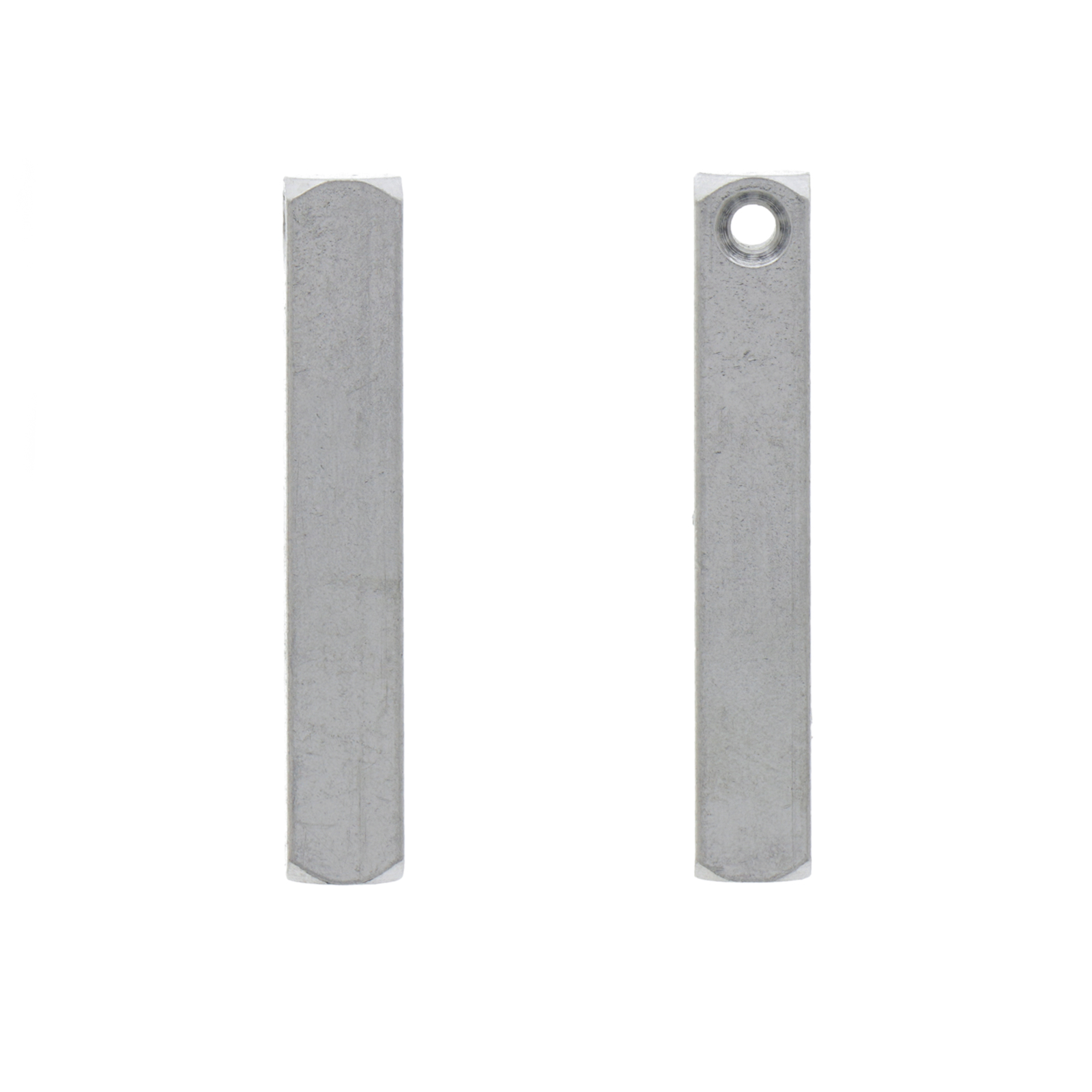 premium blanks aluminium rectangle 3d 38x6,5mm | 2pc