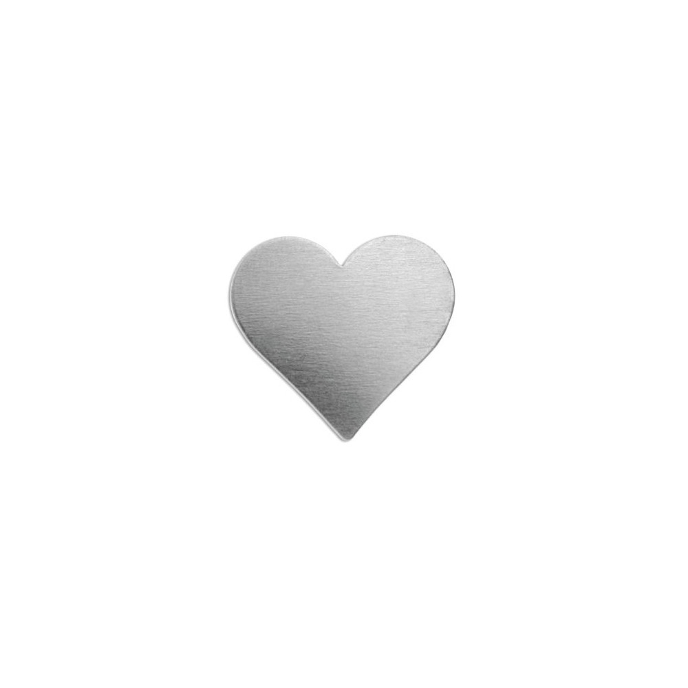 premium blanks aluminium heart 20mm | 6pc