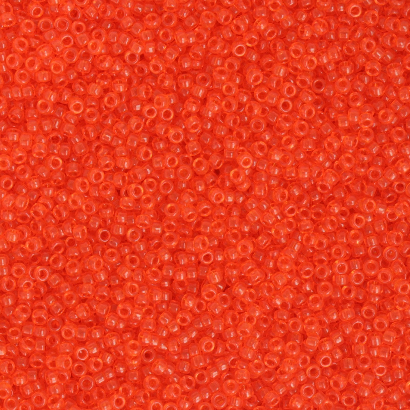 miyuki rocailles 15/0 - transparent tangerine (139) | 10gr