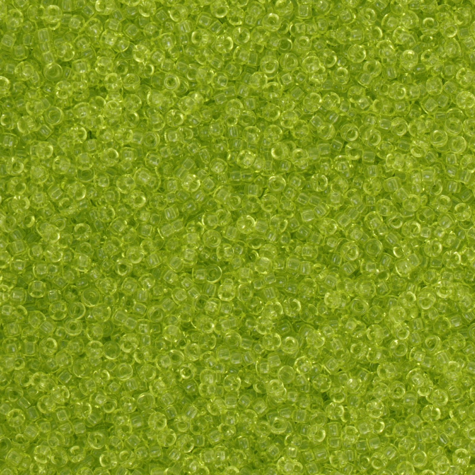 miyuki rocailles 15/0 - transparent chartreuse (143) | 10gr