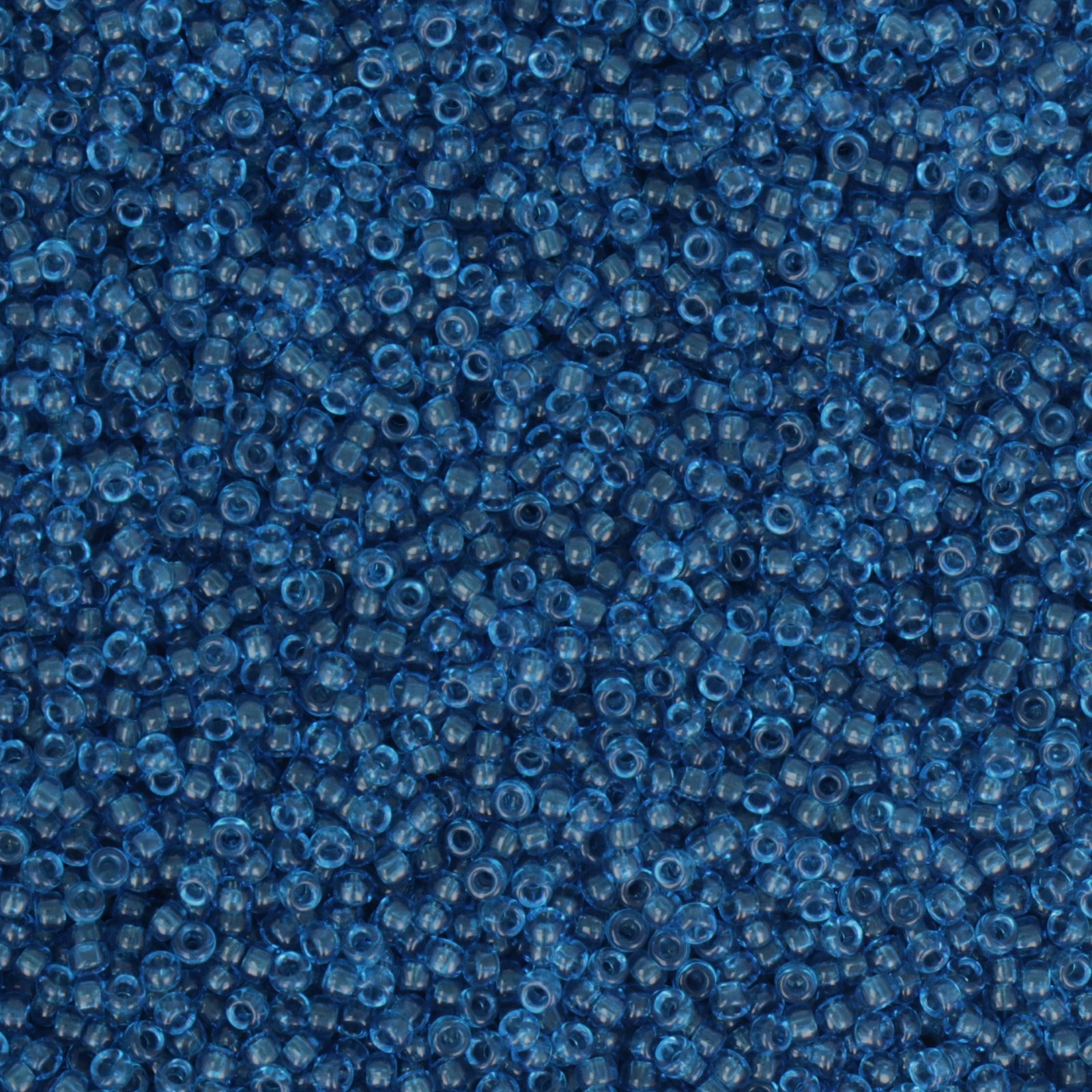 miyuki rocailles 15/0 - transparent capri blue (149) | 10gr