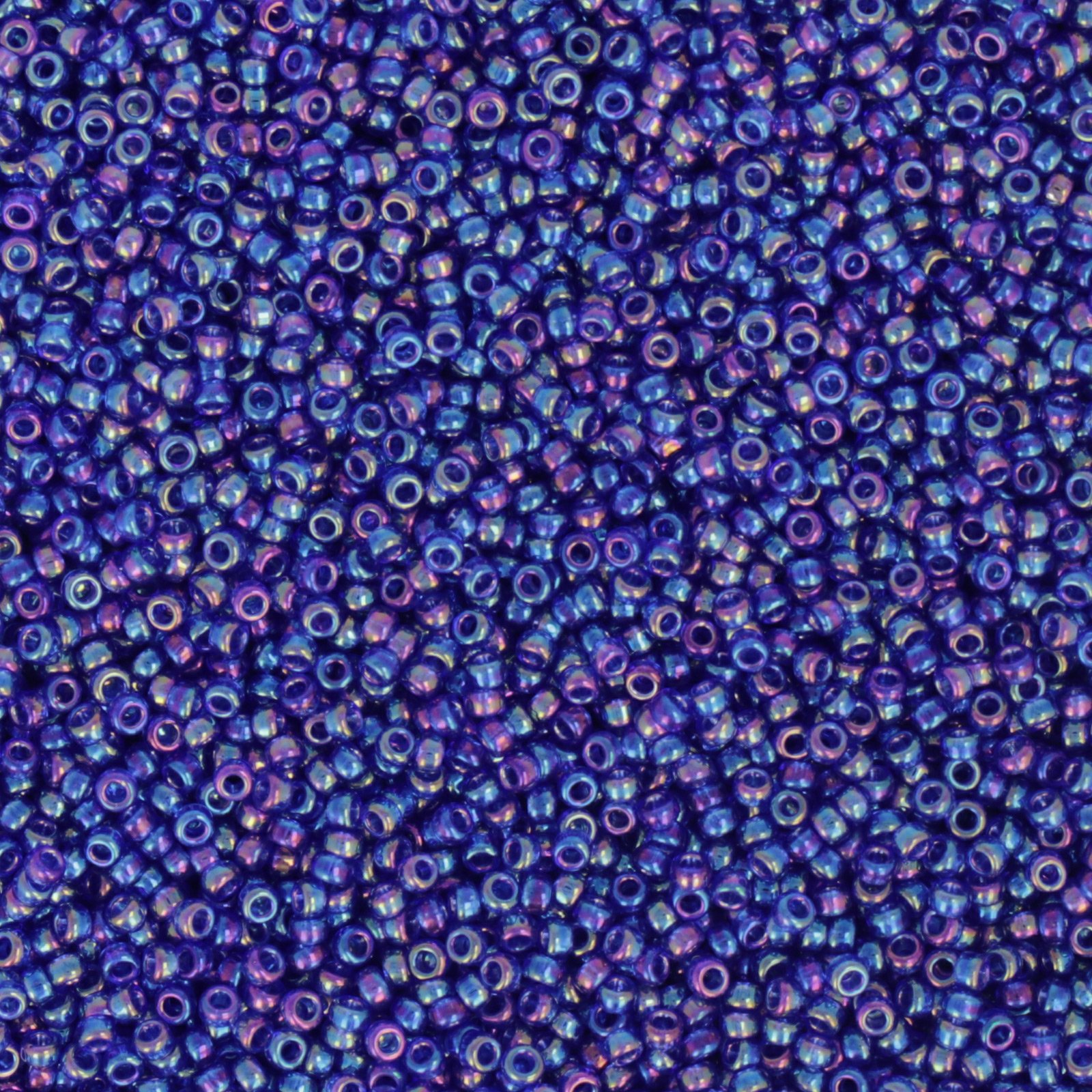 miyuki rocailles 15/0 - transparent cobalt ab (177) | 10gr