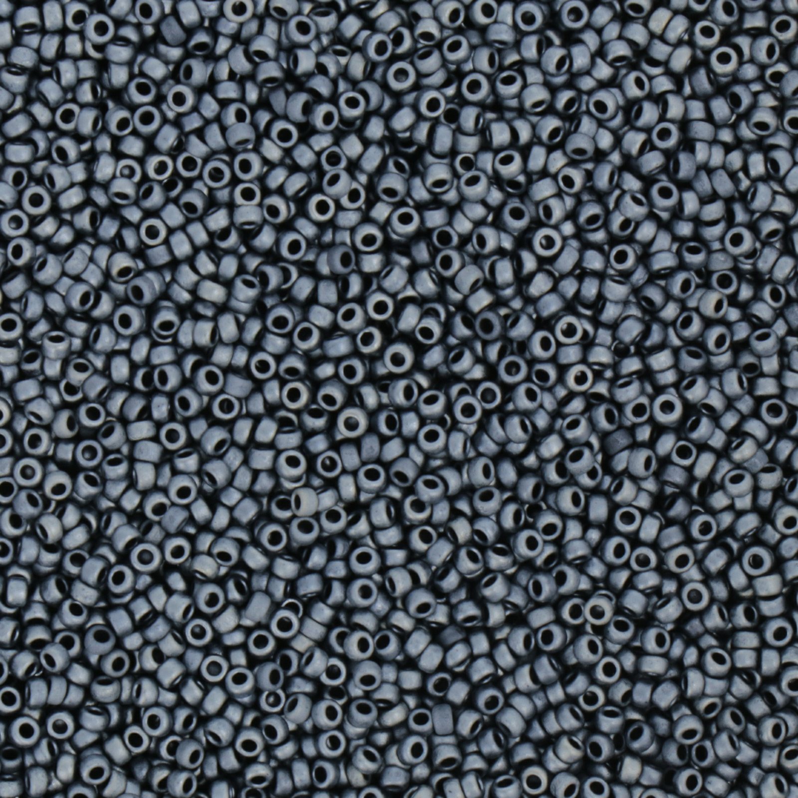 miyuki rocailles 15/0 - matte gunmetal (2001) | 10gr