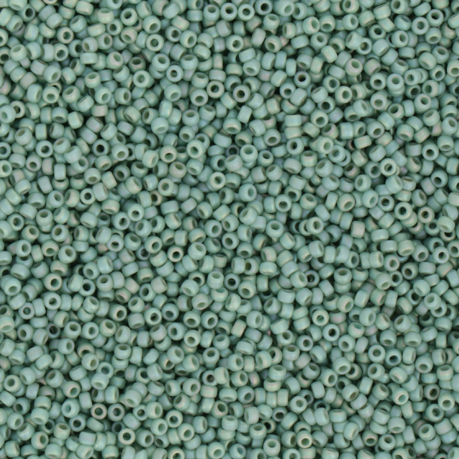miyuki rocailles 15/0 - frost opaque glaze rainbow celadon (4701) | 10gr