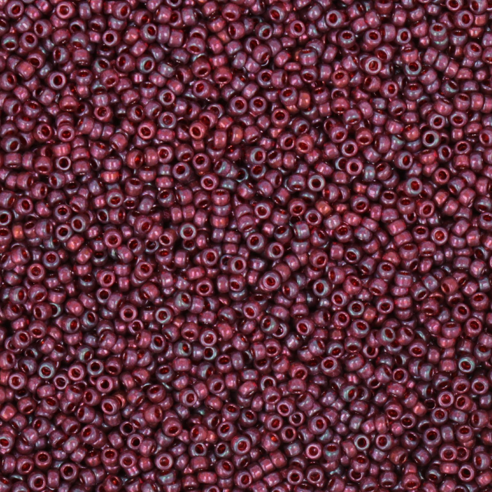 miyuki rocailles 15/0 - cranberry gold luster (313) | 10gr