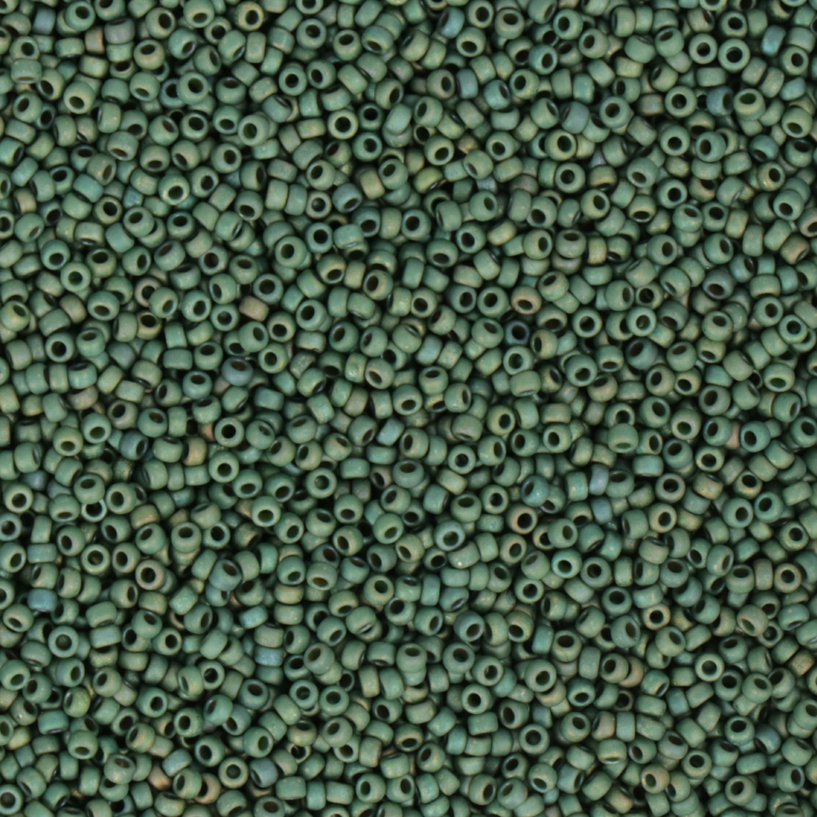 miyuki rocailles 15/0 - matte metallic sage luster (2031) | 10gr