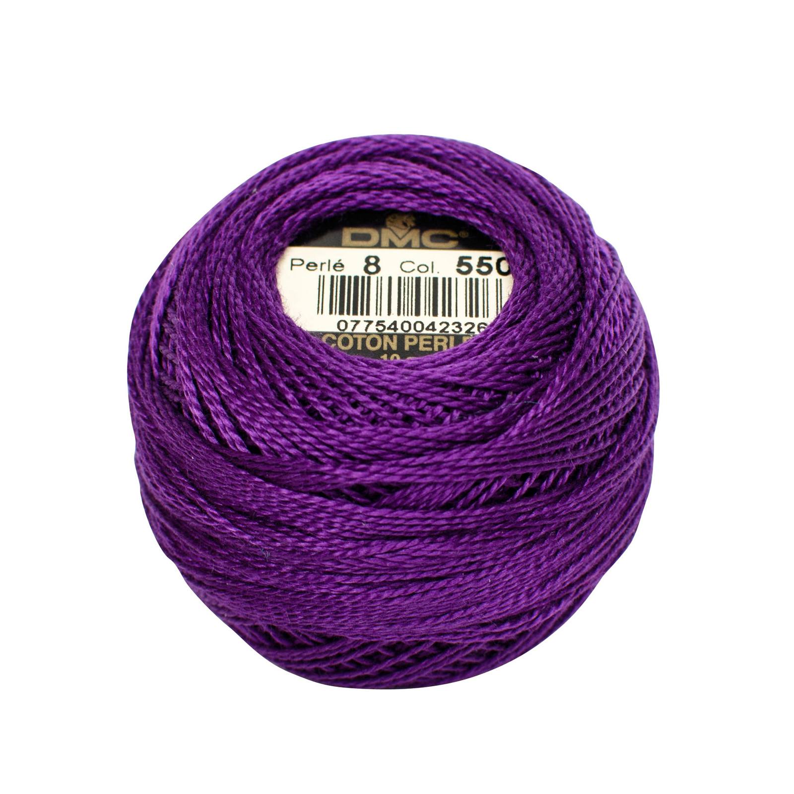 cotton dmc perlé 8 - sparklig grape (550) - 10gr | 1pc