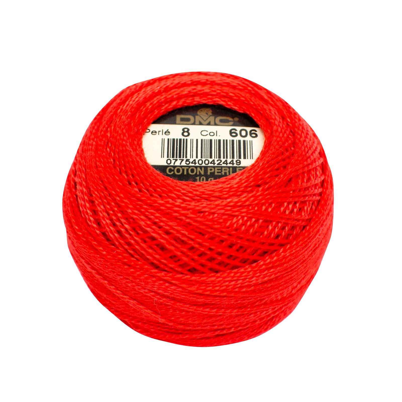 cotton dmc perlé 8 - jus d'orange (606) - 10gr | 1pc