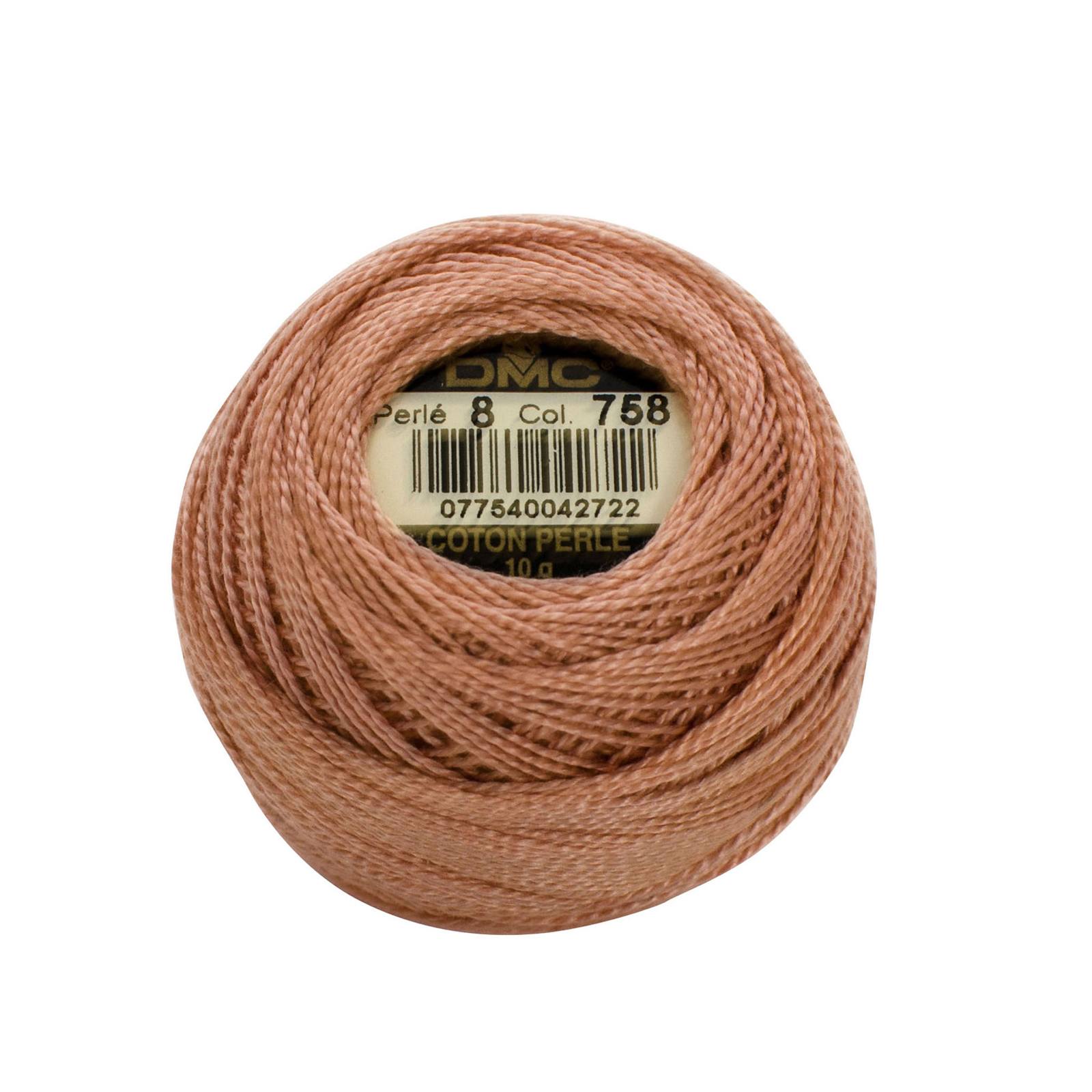 cotton dmc perlé 8 - crevette (758) - 10gr | 1pc