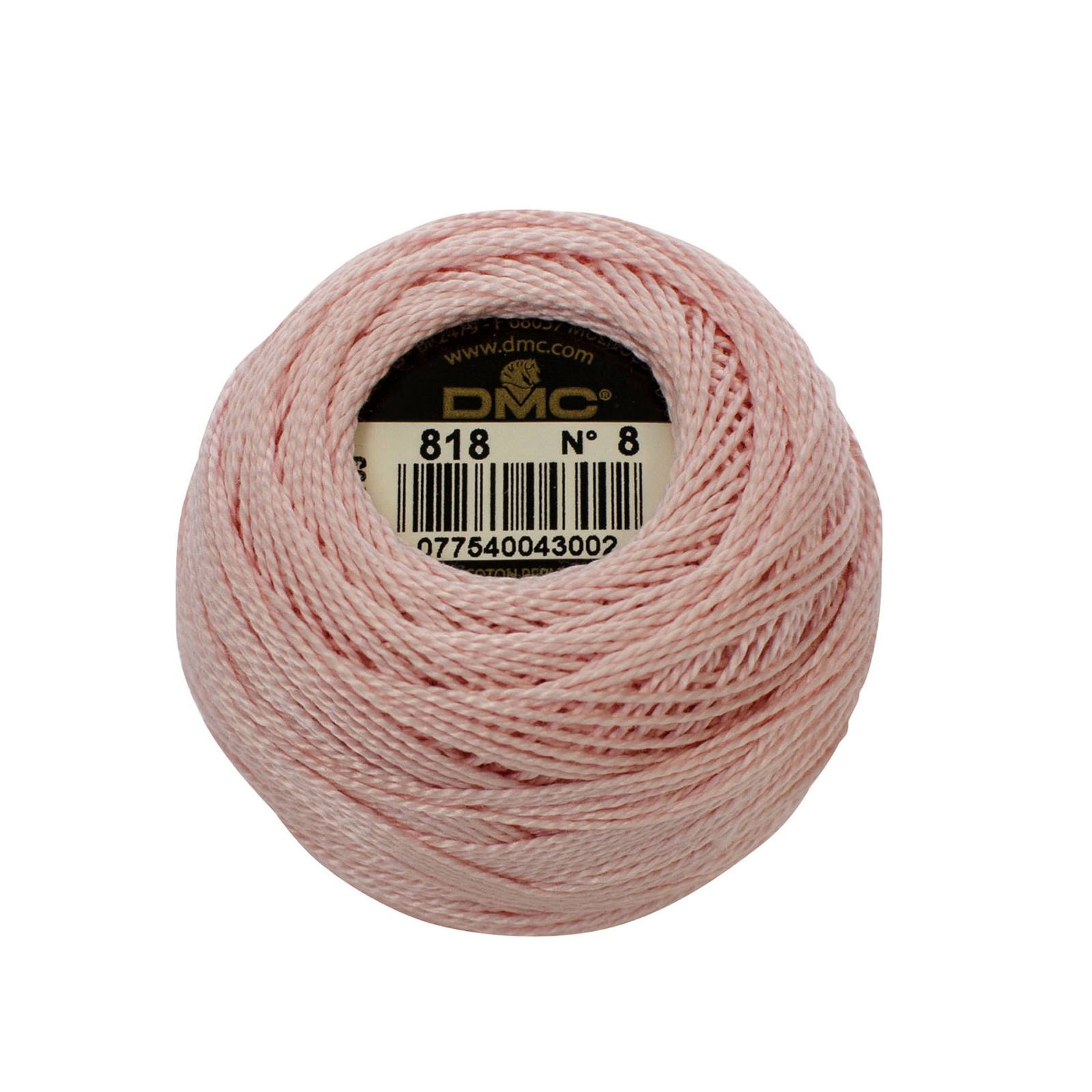 cotton dmc perlé 8 - carnation pink (818) - 10gr | 1pc