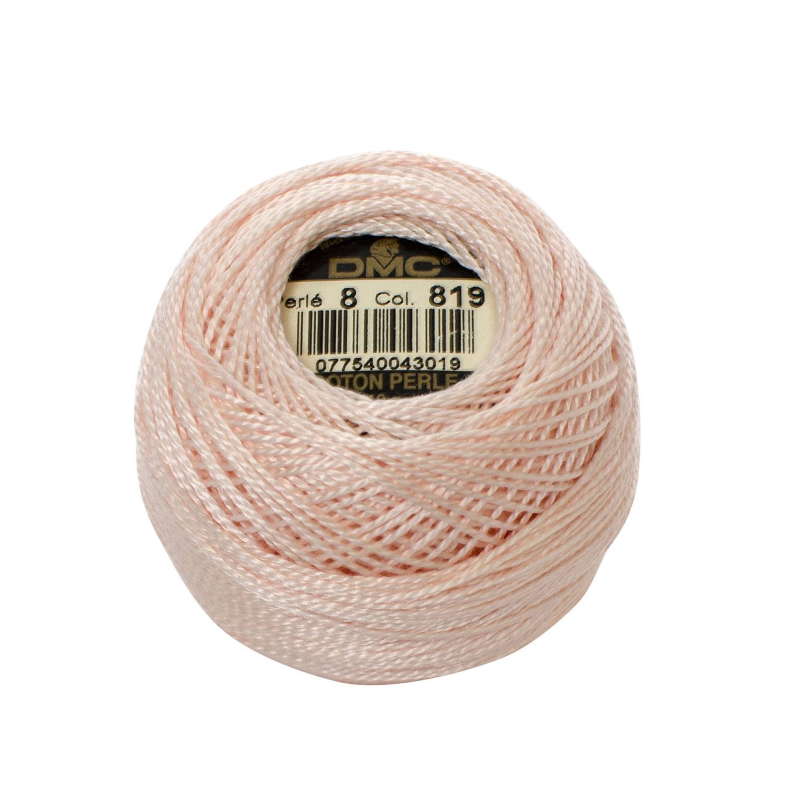 cotton dmc perlé 8 - soft pink (819) - 10gr | 1pc