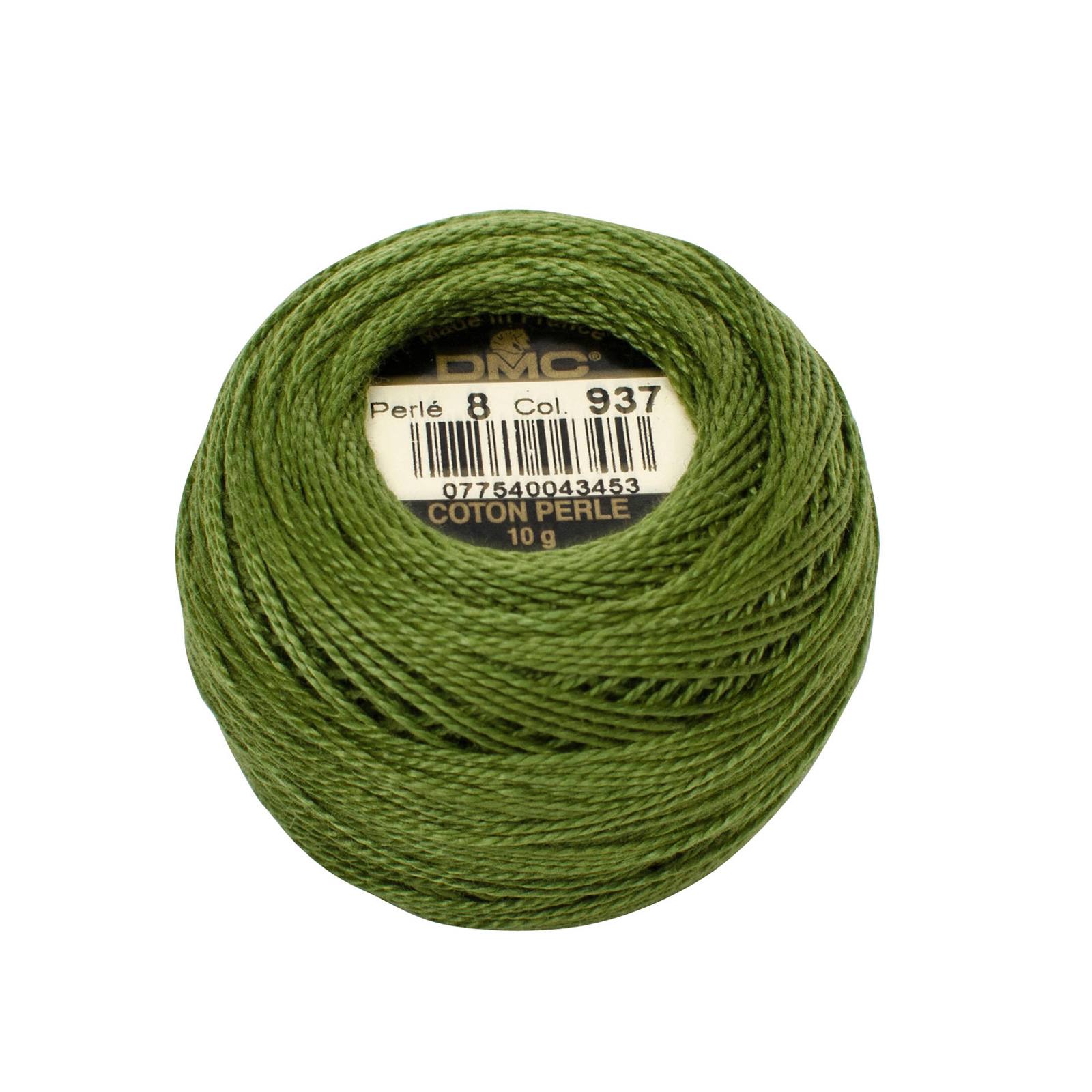 cotton dmc perlé 8 - vert feuille (937) - 10gr | 1pc