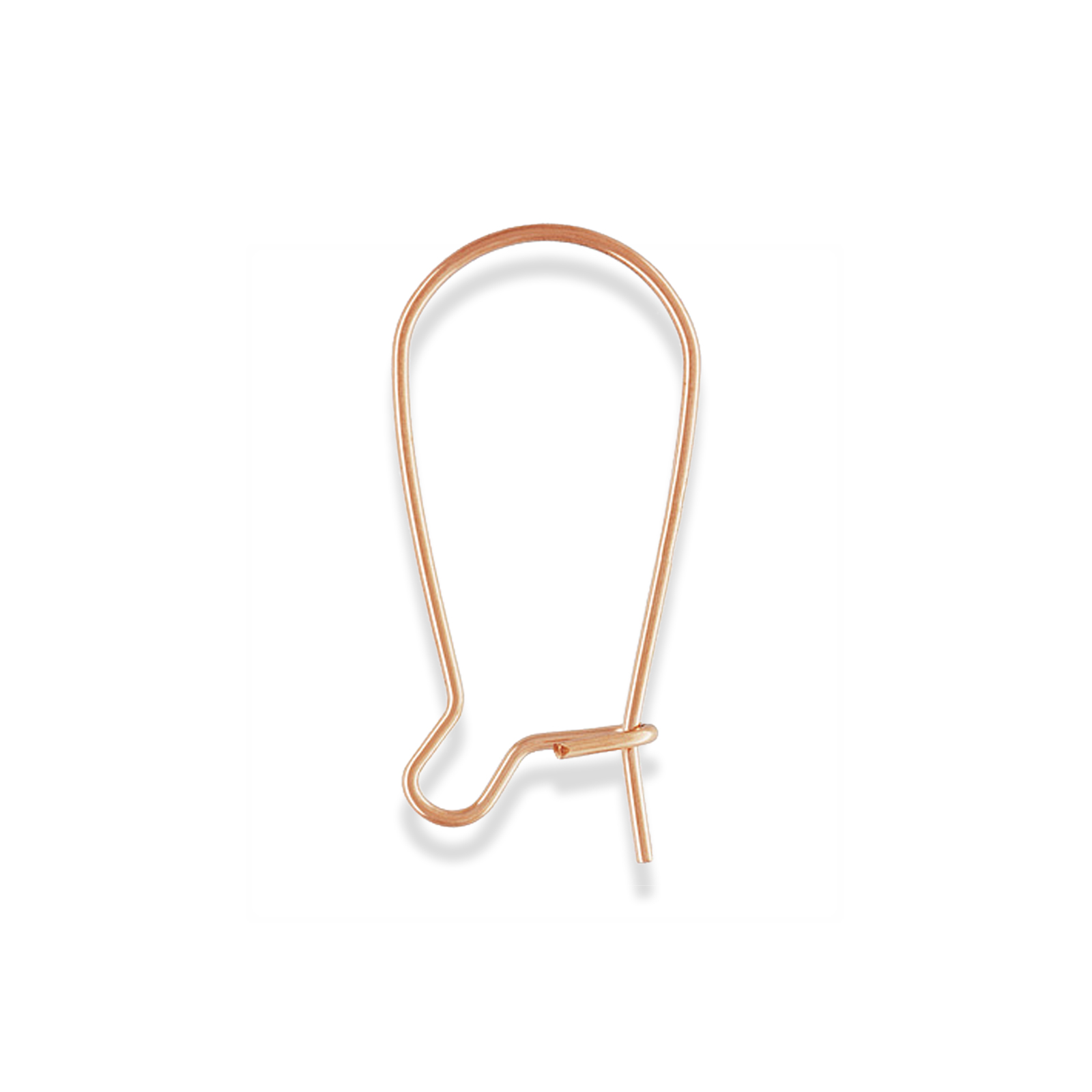 ohrhaken brisurenrose gold-filled 14k 22mm | 2st