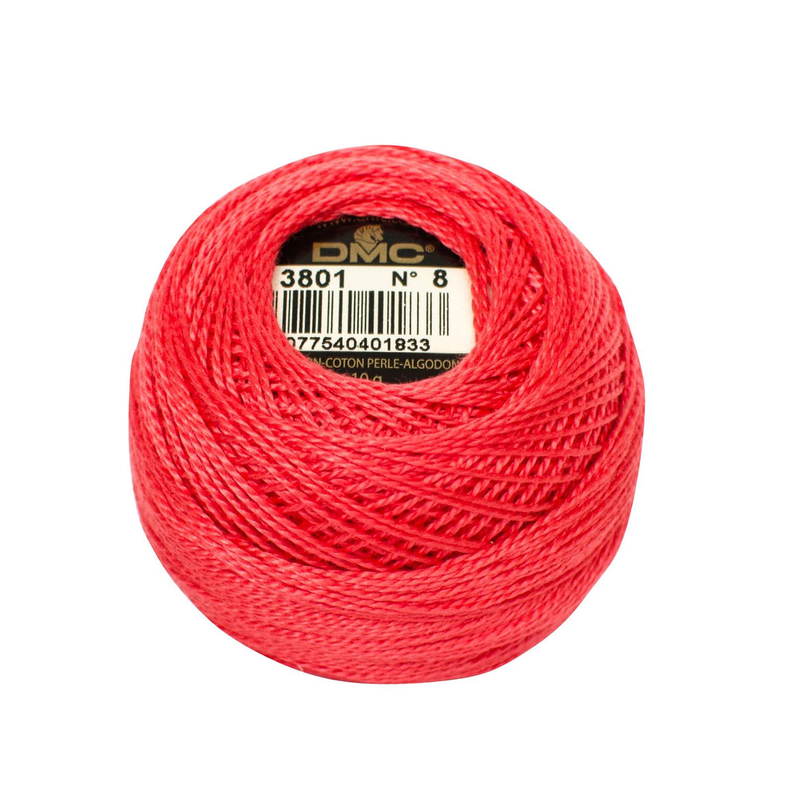 cotton dmc perlé 8 - poisonette (3801) - 10gr | 1pc