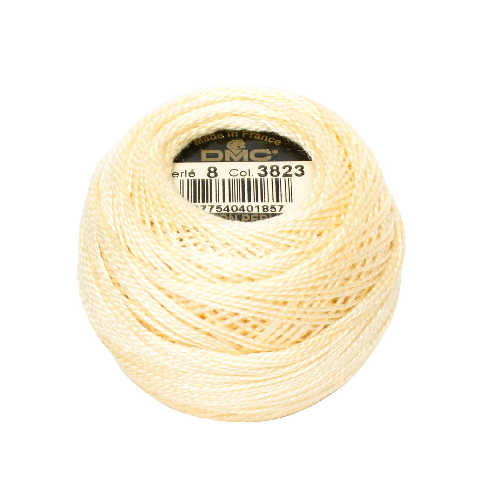 cotton dmc perlé 8 - vintage yellow (3823) - 10gr | 1pc