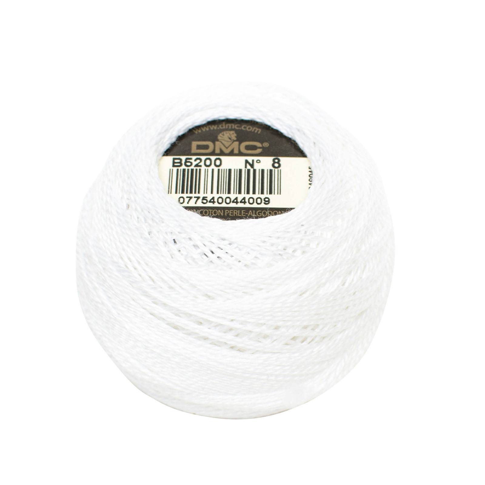cotton dmc perlé 8 - white (b5200) - 10gr | 1pc