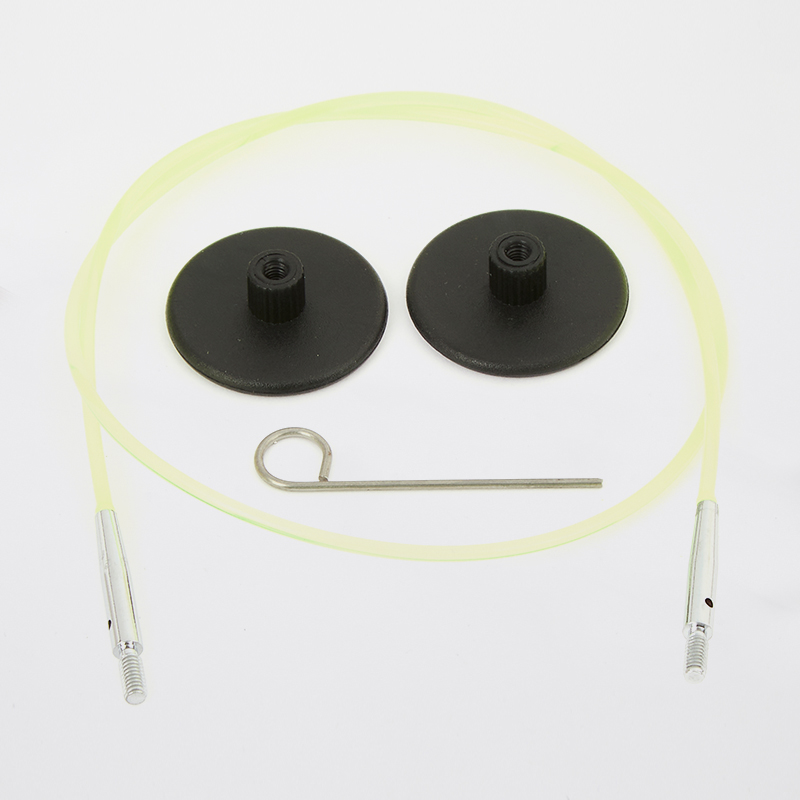 interchangeable needles cables knitpro - neon green 60cm | 1pc
