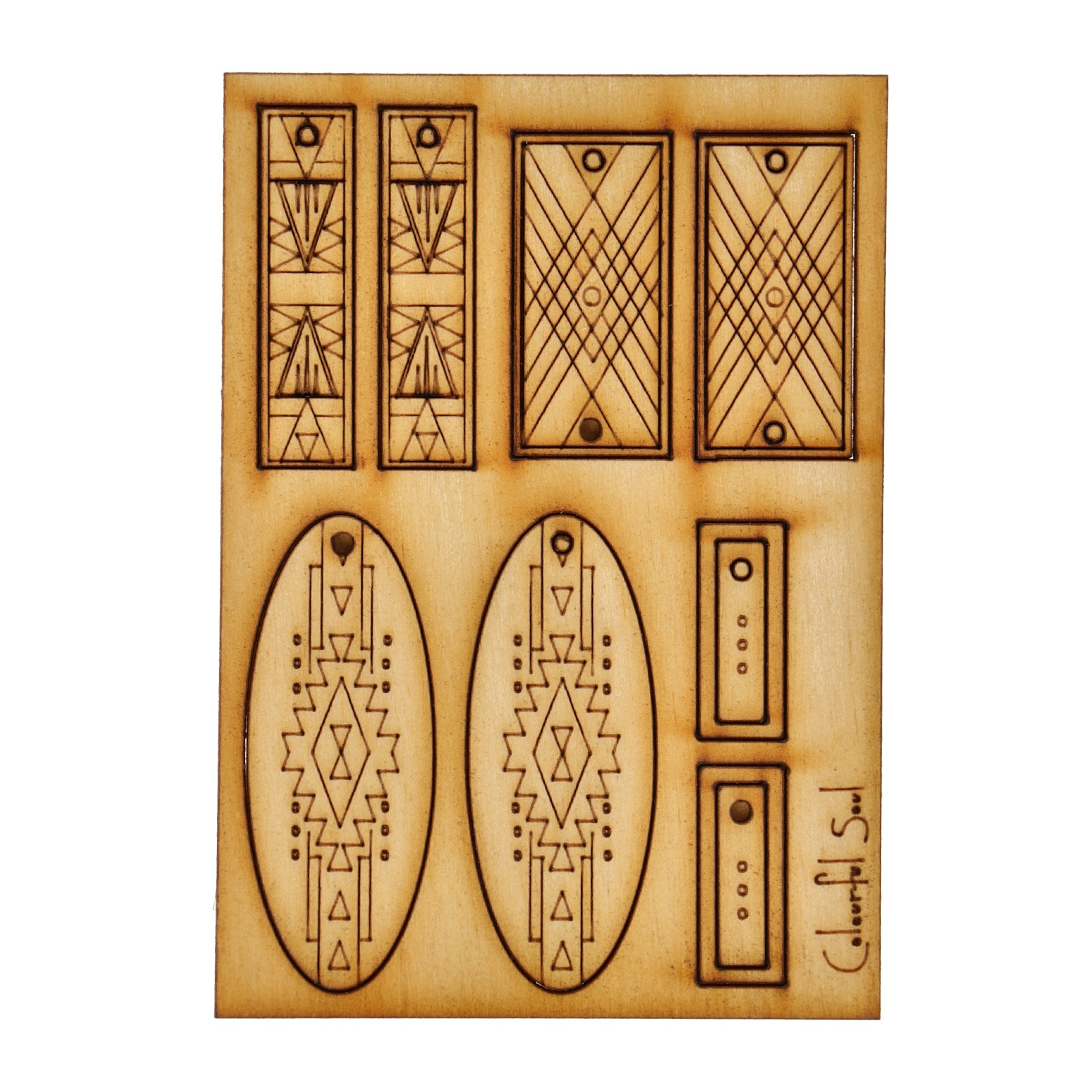 colorful soul panel für schmuck - three tribes | 1st