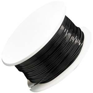 black artistic wire - diameter 0,81mm - 5,5mt spool | 1pc
