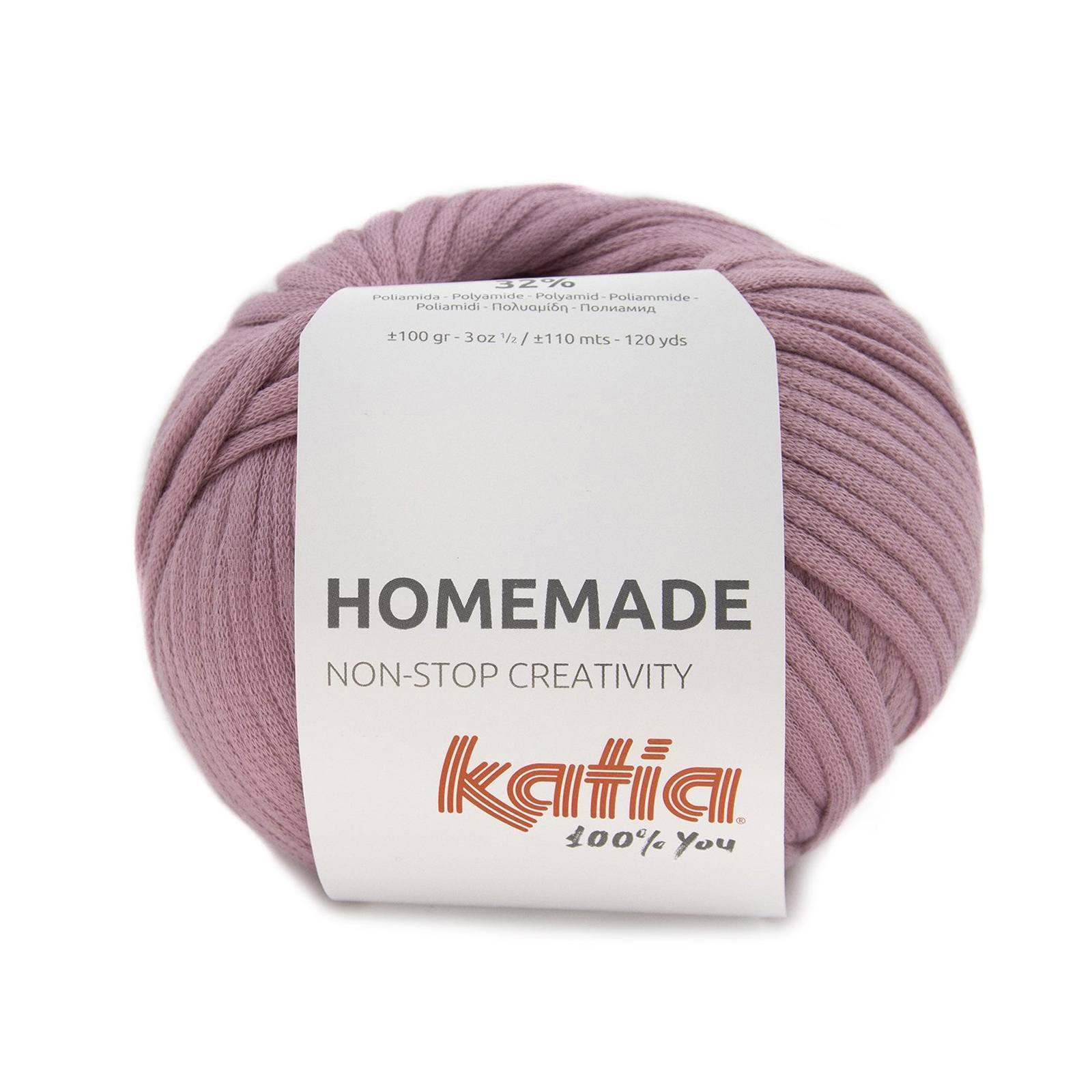 katia homemade - powder rose (106) - 100gr (110mt) | 1pc