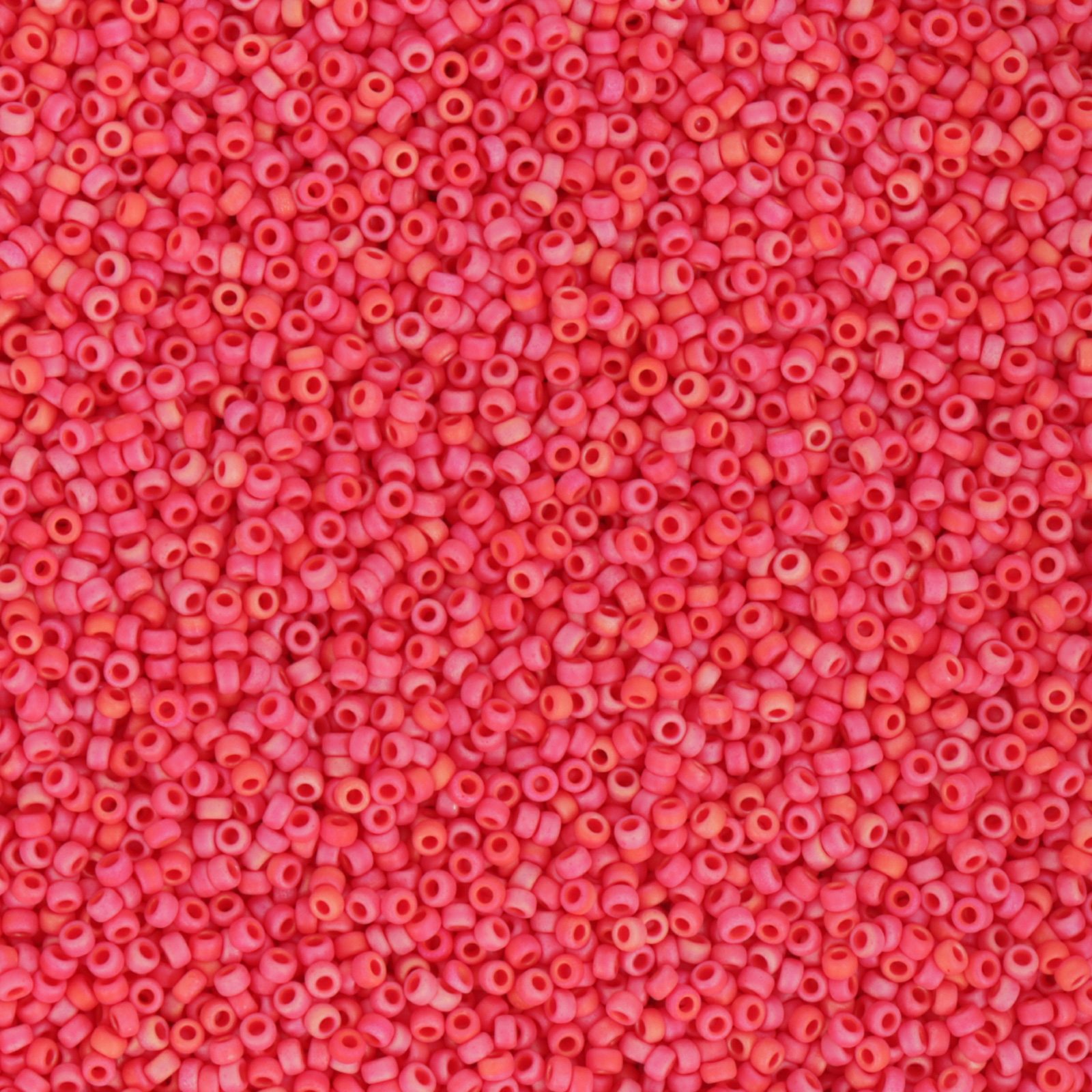 miyuki rocailles 15/0 - matte opaque red luster (2076) | 10gr