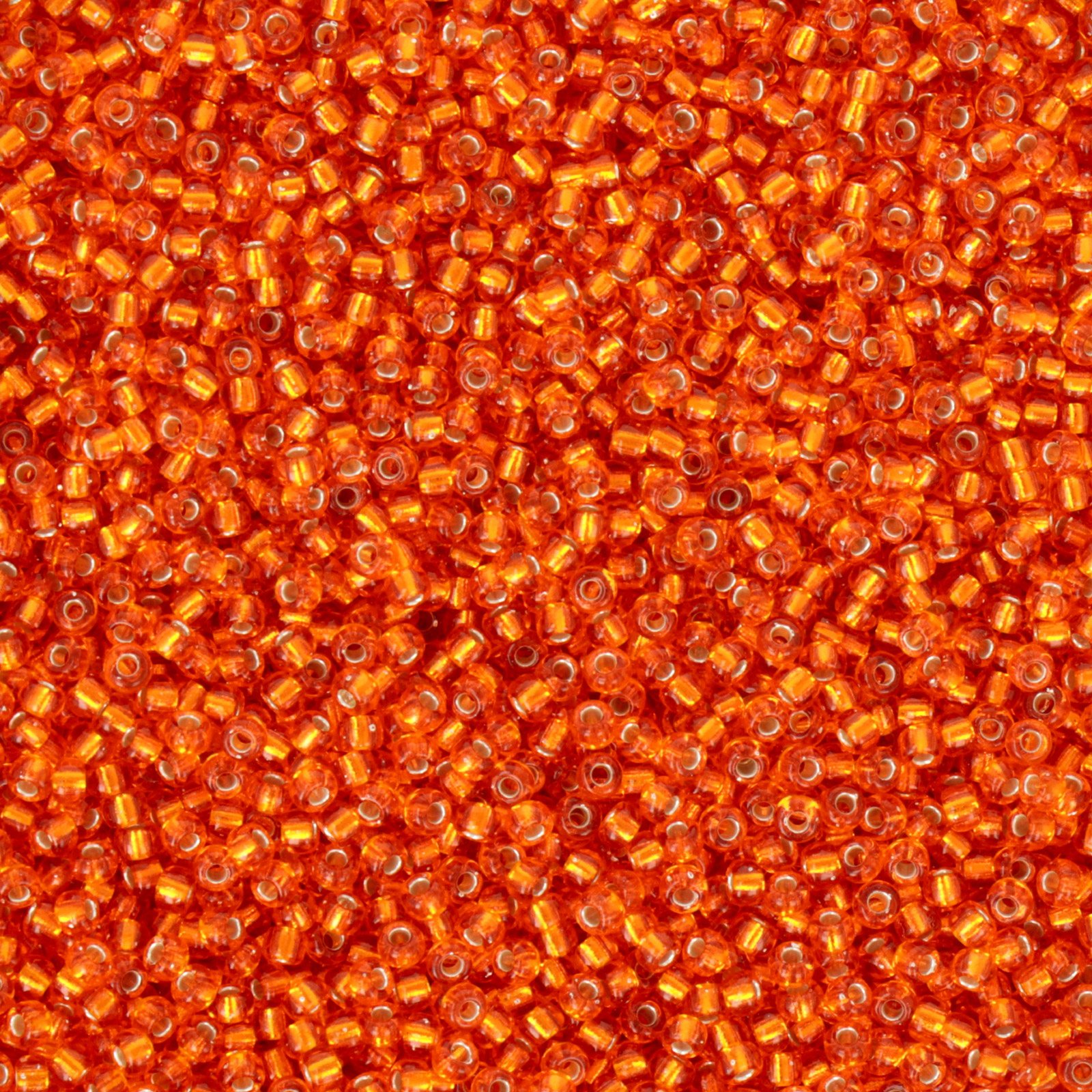 miyuki rocailles 11/0 - silver-lined tangerine (9) | 10gr