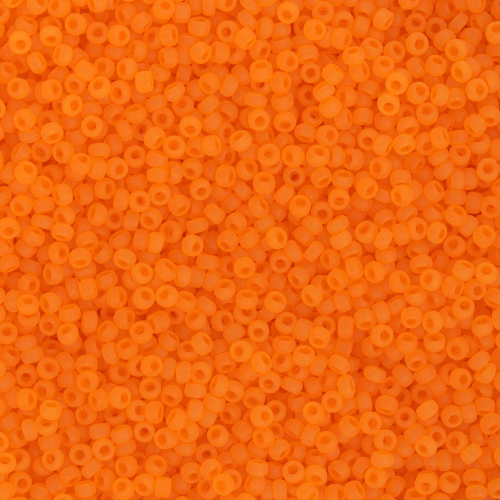 miyuki rocailles 11/0 - matte transparent orange (138f) | 10gr