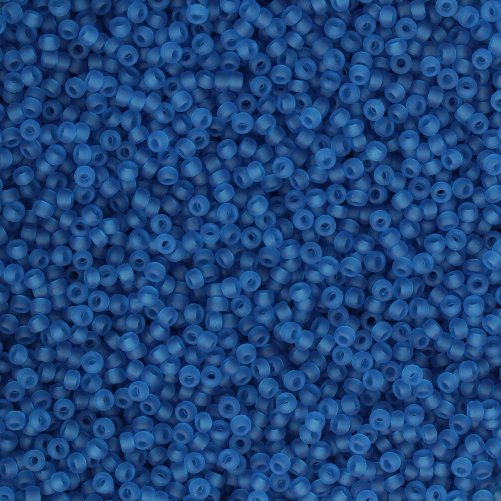 miyuki rocailles 11/0 - matte transparent capri blue (149f) | 10gr