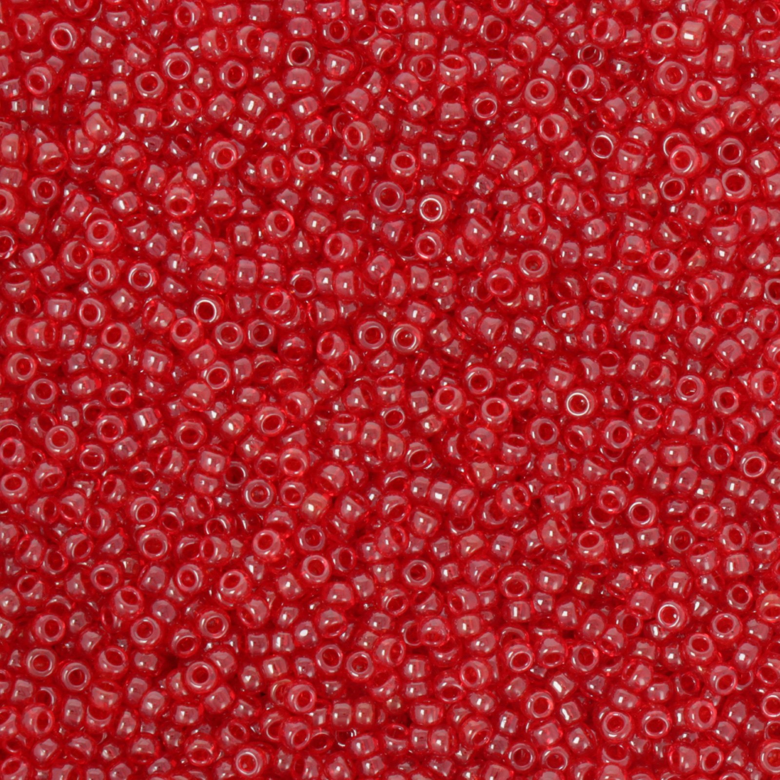miyuki rocailles 11/0 - transparent cherry luster (166) | 10gr