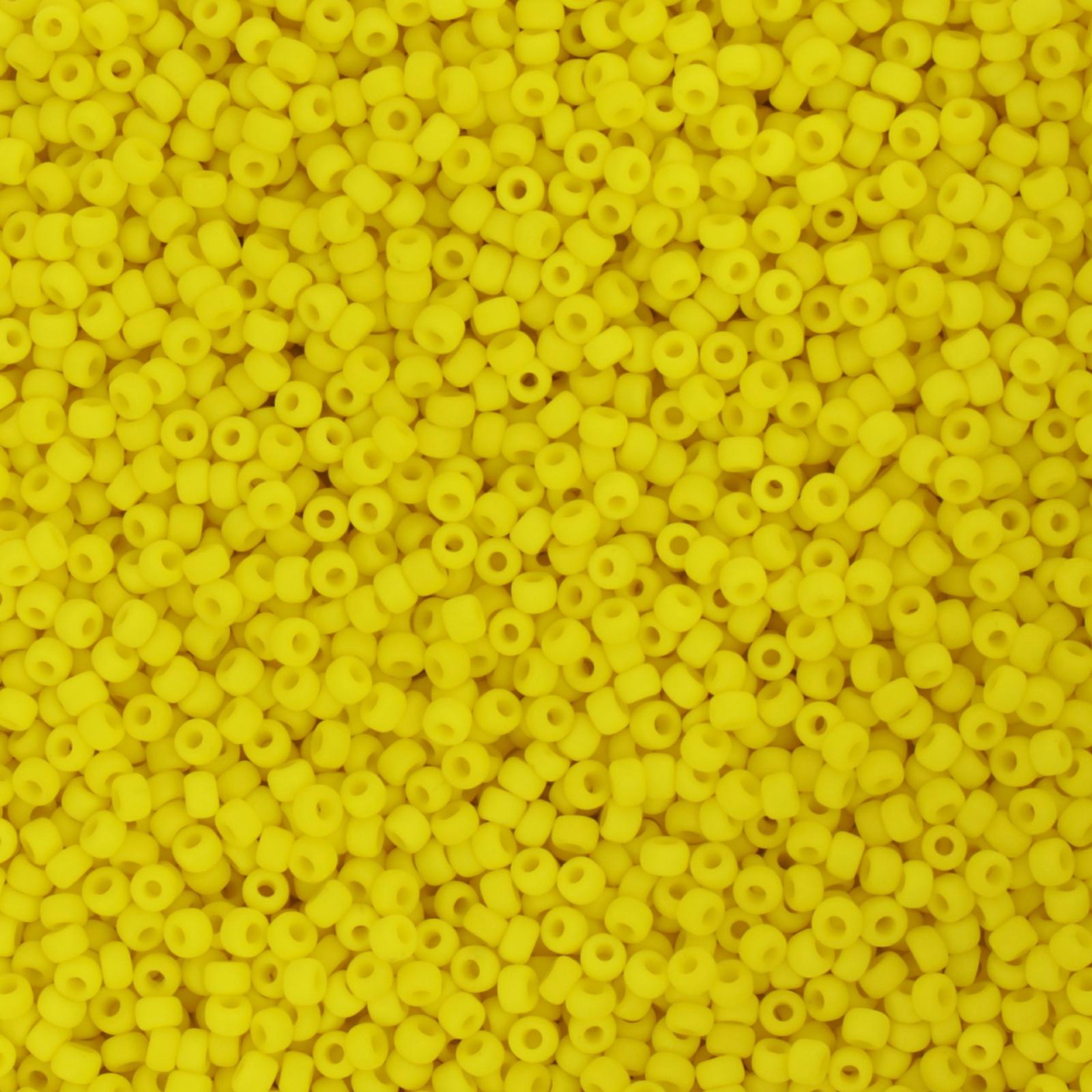 miyuki rocailles 11/0 - matte opaque yellow (404f) | 10gr