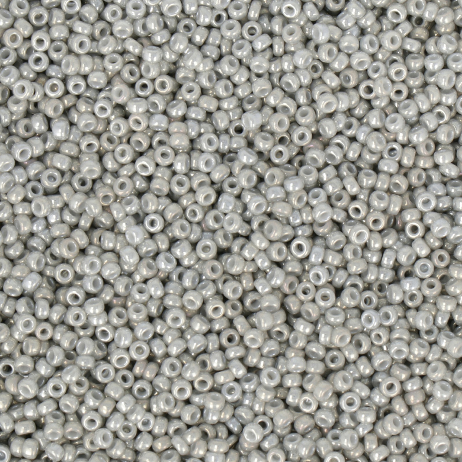 miyuki rocailles 11/0 - opaque grey luster (1866) | 10gr