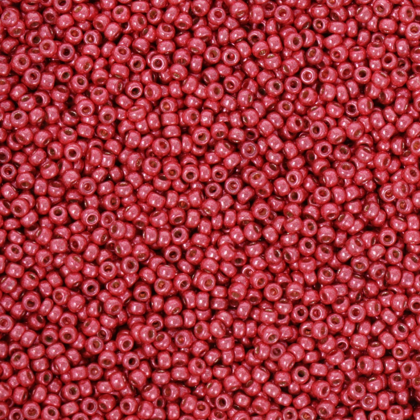 miyuki rocailles 11/0 - duracoat galvanized light cranberry (4211) | 10gr