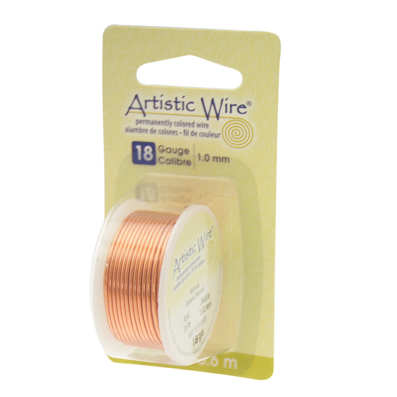 natural artistic wire - diameter 1,02mm - 3,6mt spool | 1pc