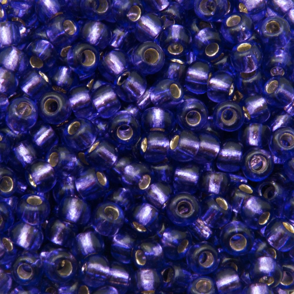 saatperlen toho 6/0 silver-lined purple (2224) | 10gr