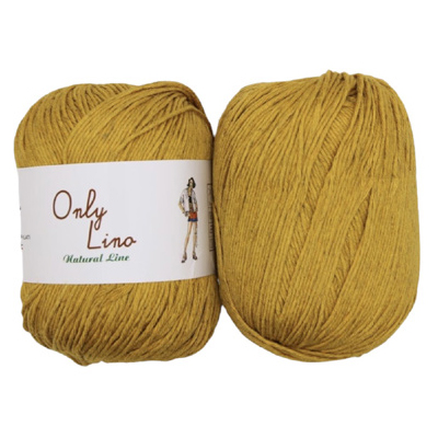 miss tricot filati only lino mustard (5) - 50gr (110mt) | 1pc