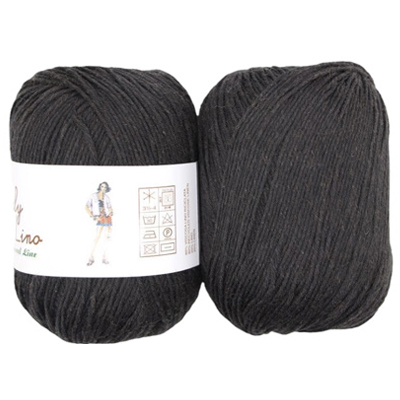 miss tricot filati only lino black (14) - 50gr (110mt) | 1pc