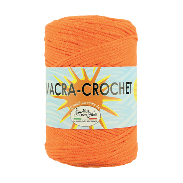 miss tricot filati macra crochet 3mm orange (05) - 250gr (200mt) | 1pc