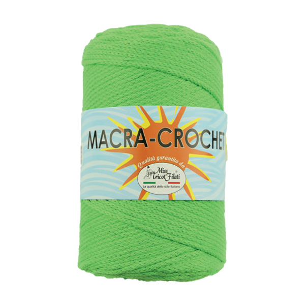 miss tricot filati macra crochet 3mm grün fluo (20) - 250gr (200mt) | 1st