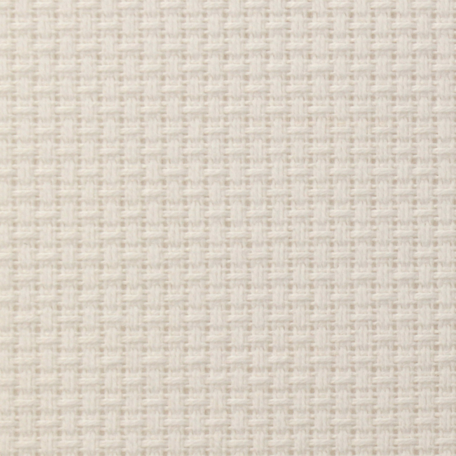 baumwolle aida zweigart 5.4 pts/cm (14ct) optisch weiß meterware | 55x50cm