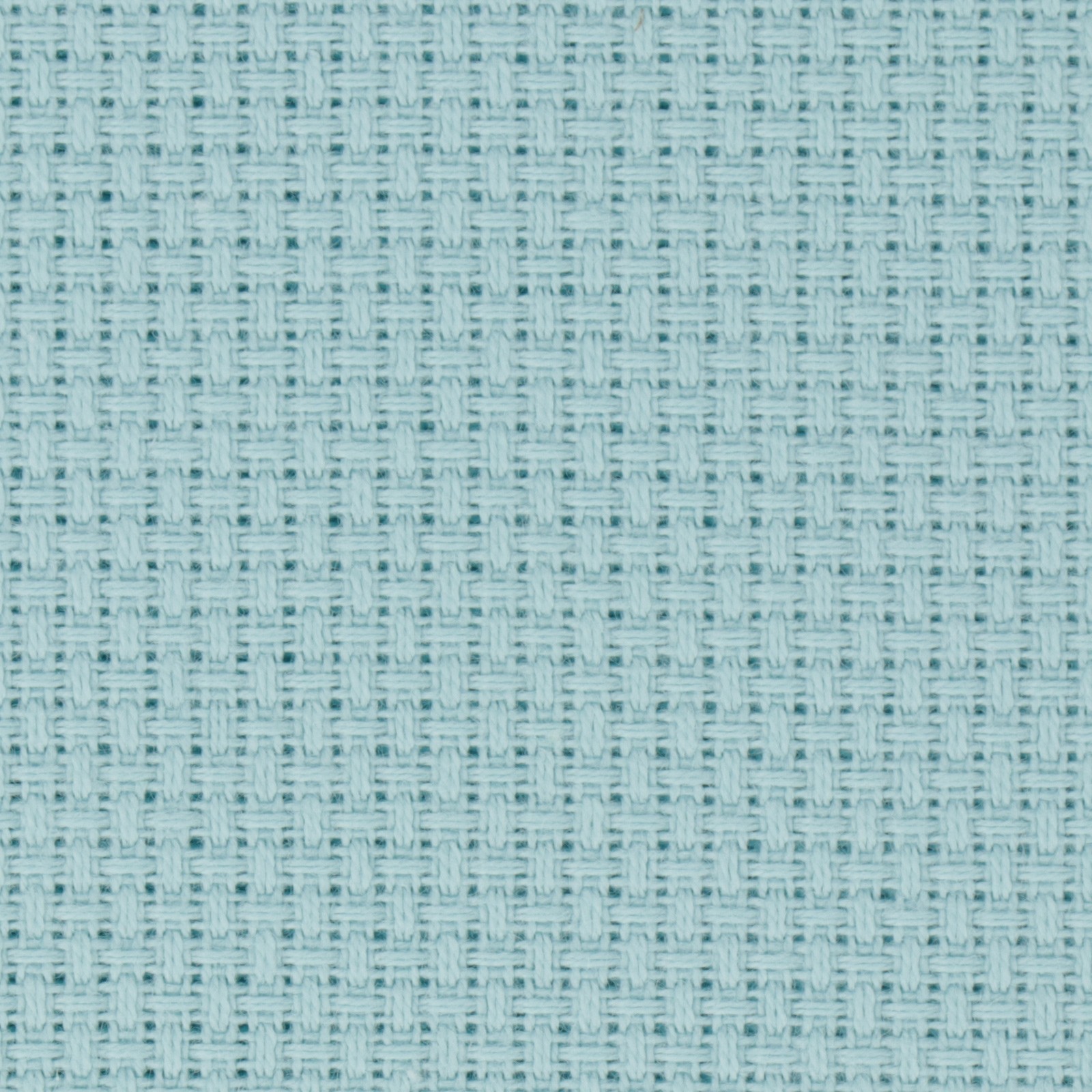 baumwolle aida zweigart 5.4 pts/cm (14ct) türkis meterware | 55x50cm