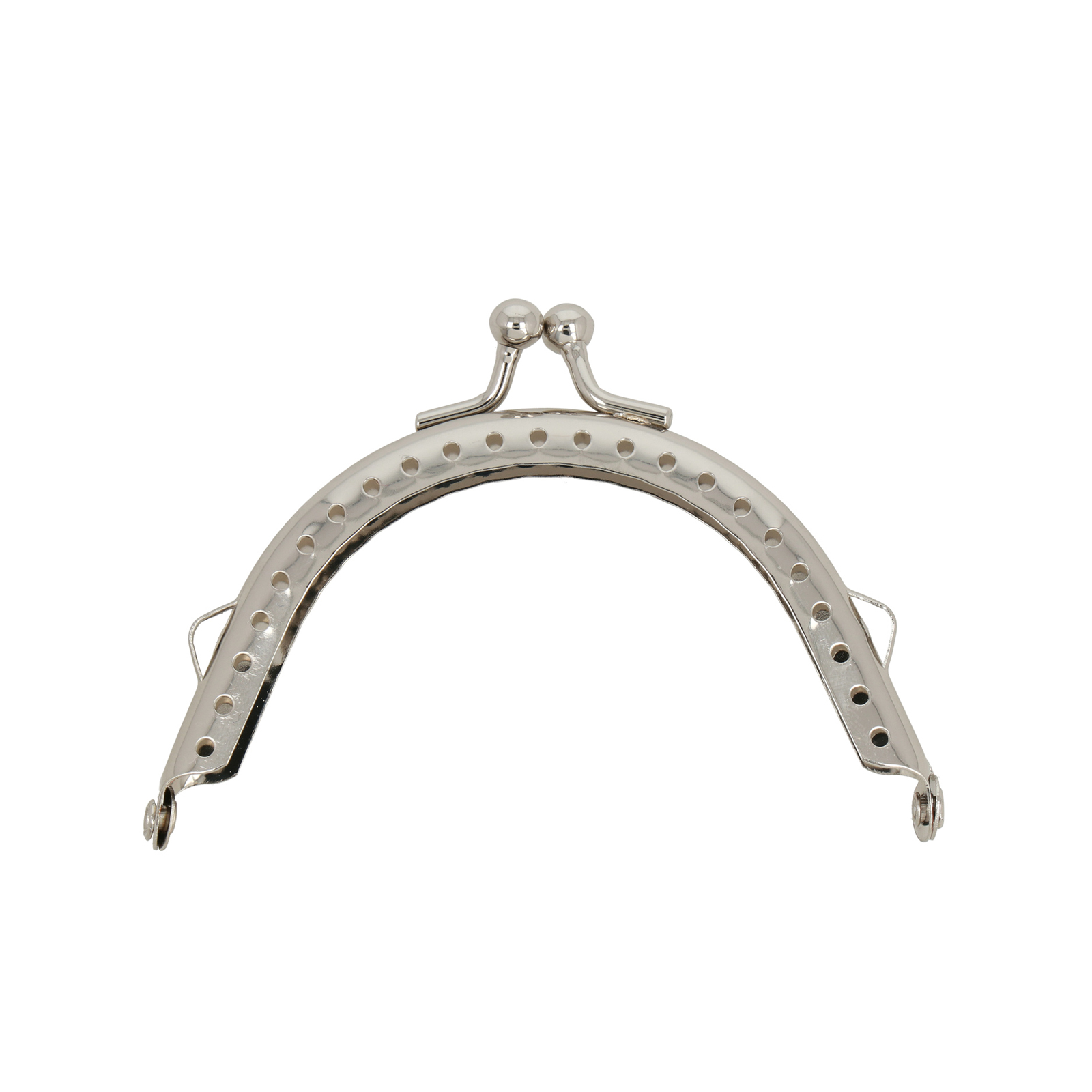 silver clic clac bag fastening 8,5cm | 1pc