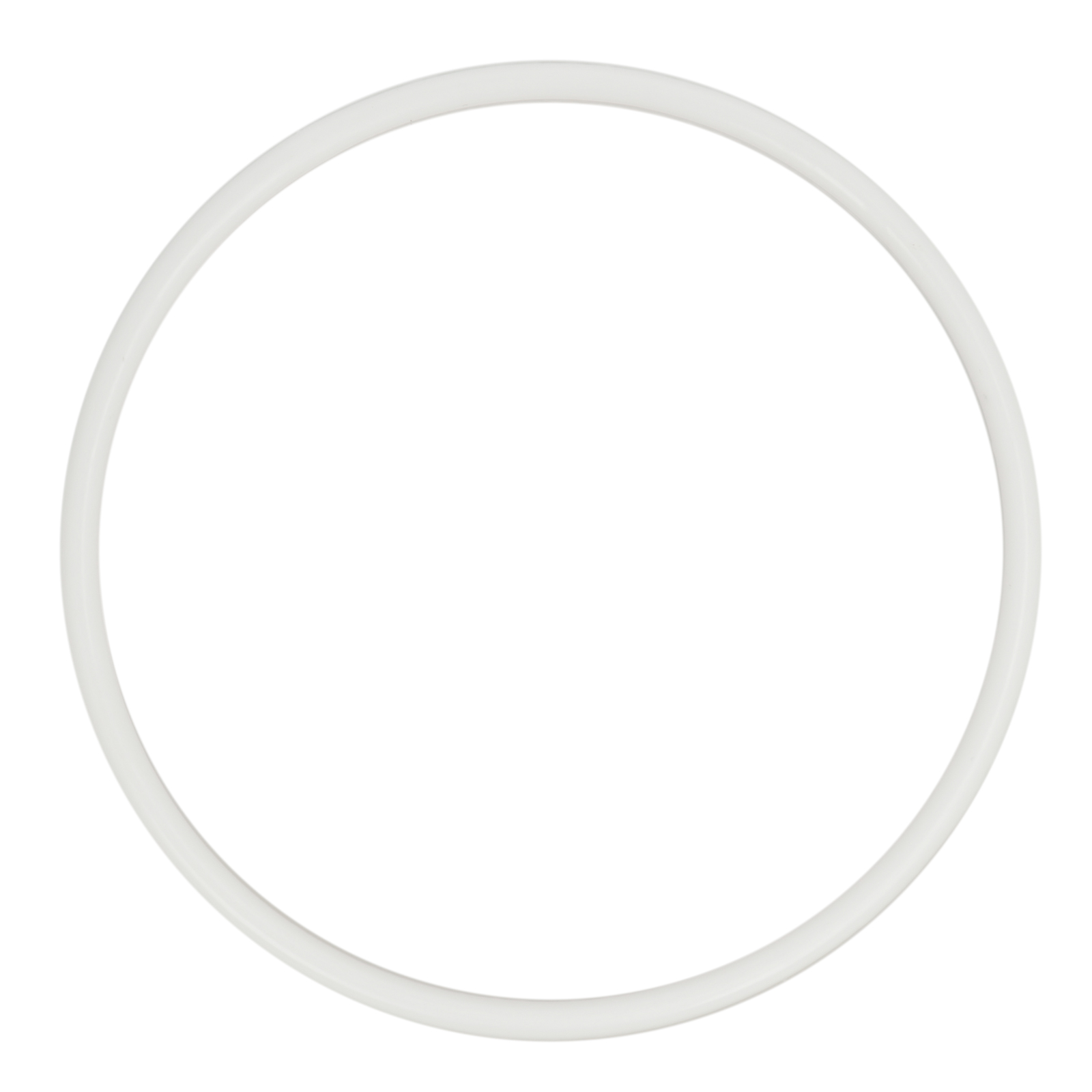white plastic ring 19cm | 2pc