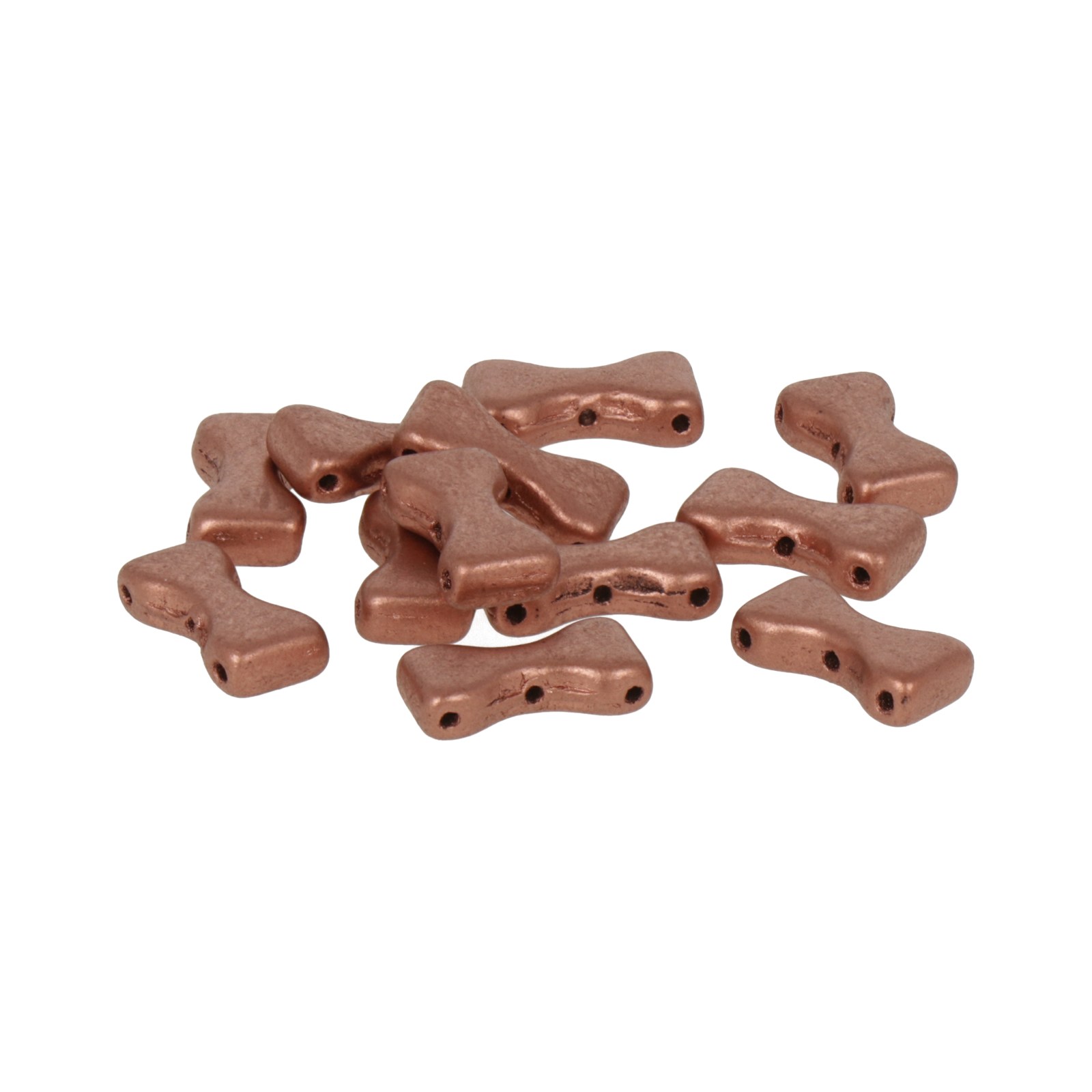 bow tie glasperlen crystal bronze copper 12x6mm | 10gr