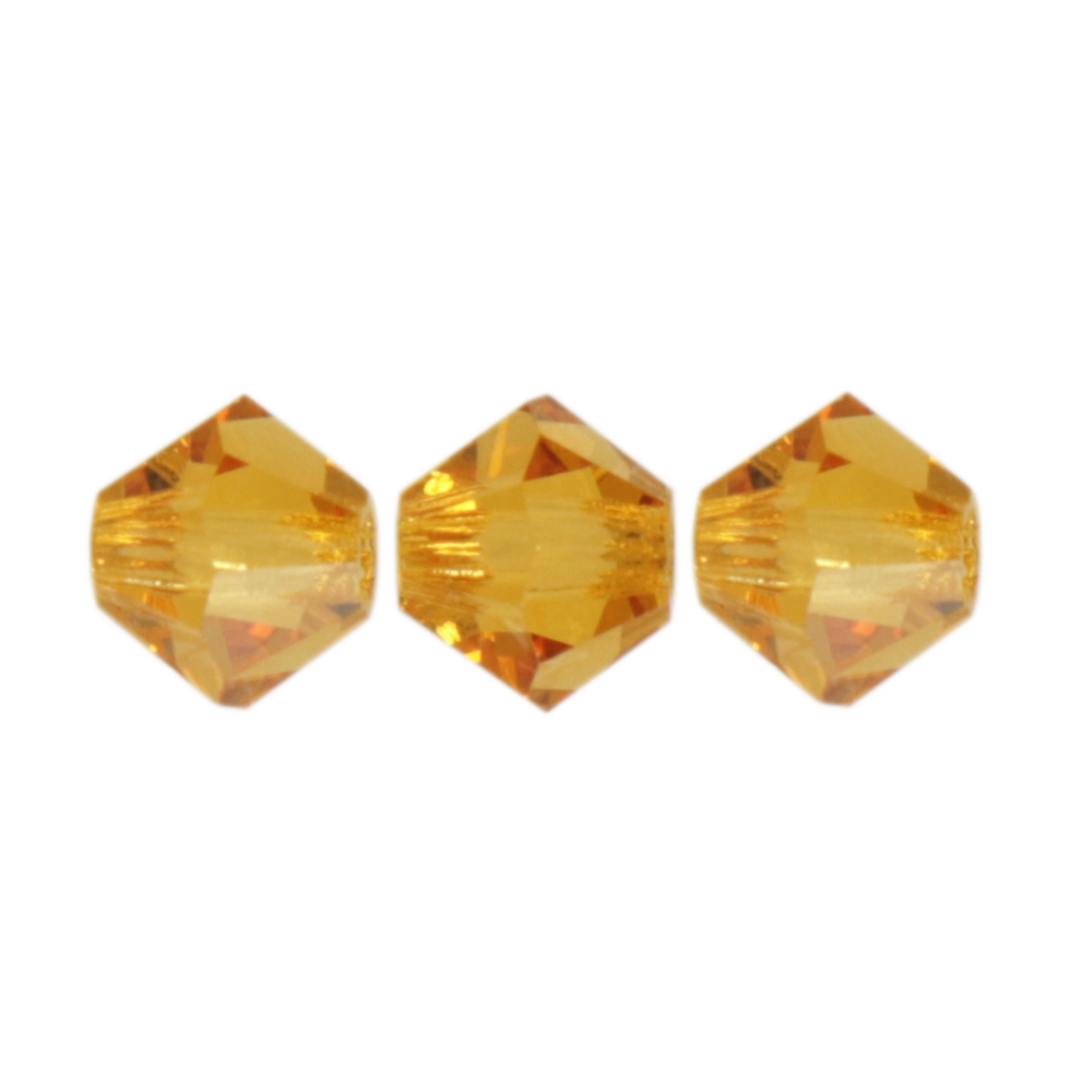 bicone preciosa topaz 4mm | 40pc