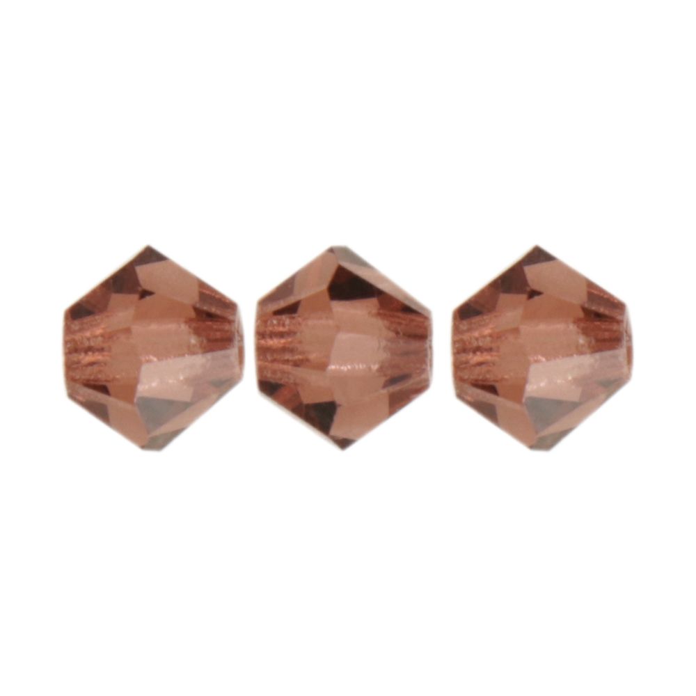 doppelkegel preciosa light burgundy 4mm | 40st