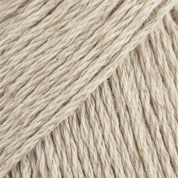 drops bomull-lin uni light beige (03) - 50gr (85mt) | 1pc