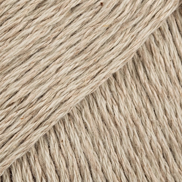 drops bomull-lin uni beige (11) - 50gr (85mt) | 1pc